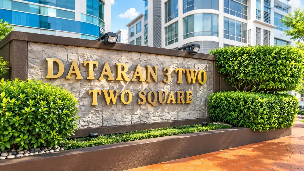 Architectural rendering of Dataran 3 Two Square near the Petaling Jaya office.