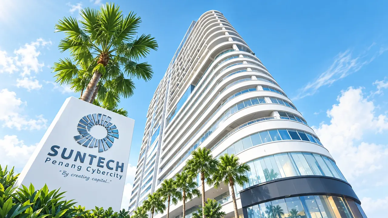 Suntech @ Penang Cybercity office building in Bayan Baru, Penang