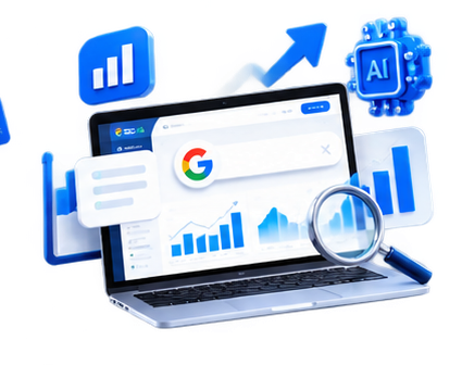 seo ai seo device mockup